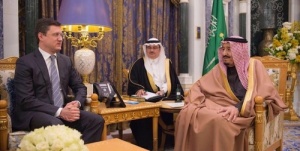 Король Саудовской Аравии Сальман Аль-Сауд провел встречу с Министром энергетики Российской Федерации Александром Новаком.