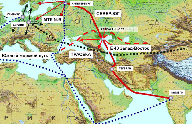 
Российско-иранский проект составит конкуренцию Суэцкому каналу по времени и стоимости